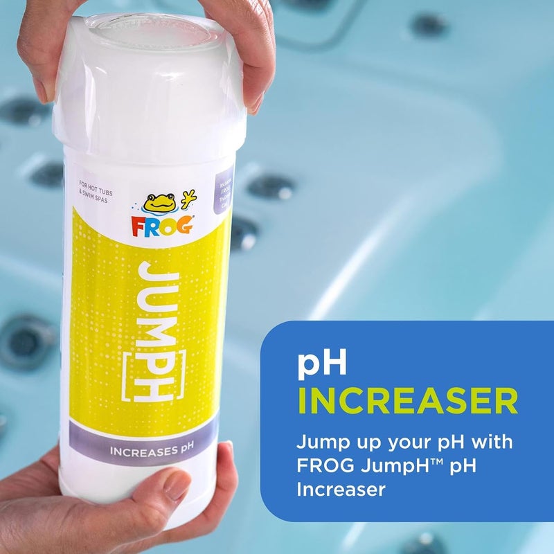Frog JumpH pH Increaser for Hot Tubs and Swim Spas - 2 lb Bottle with TruDose Measuring Cap for Easy Maintenance & Balancing - 1 Pack - Image 4